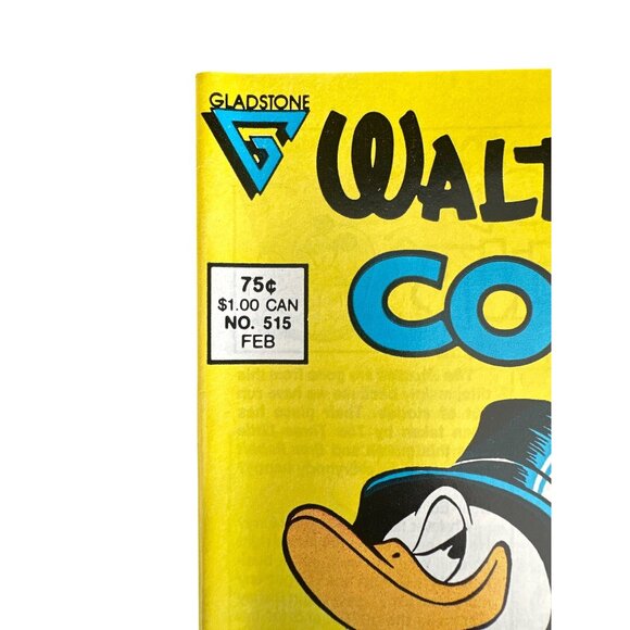 Gladstone Walt Disneys Comics No #515 Feb 1987 Bagged Boarded Vintage Top Hat - Picture 2 of 4